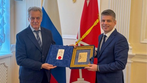 GUJON ZAPOČEO POSETU RUSKOJ FEDERACIJI: Prvi sastanak sa predsednikom Komiteta za spoljne veze Sankt Peterburga