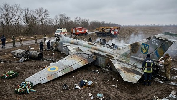 УКРАЈИНЦИ ПОТВРДИЛИ: Изгубили смо бомбардер Су-24М, оба пилота погинула