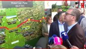 ВАЖАН ДАН ЗА СРБИЈУ: Председник Вучић на спајању главне мостовске конструкције у оквиру Фрушкогорског коридора (ВИДЕО)