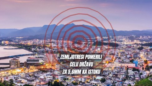 NEZAPAMĆENO: Zemljotresi pomerili čitavu državu za 5,6 mm ka istoku - prvi takav slučaj u istoriji