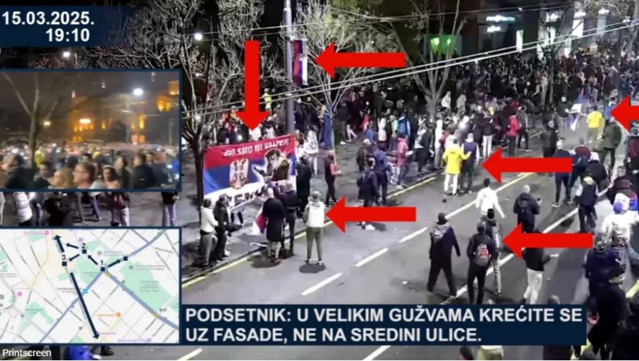 ДВА МИНУТА И 46 СЕКУНДИ КОЈИ ЋЕ ШОКИРАТИ СРБИЈУ: РТС објавио реконструкцију догађаја од 15. марта (ФОТО)