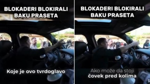 ВИ СТЕ НЕНОРМАЛНИ Баку Прасета напали блокадери