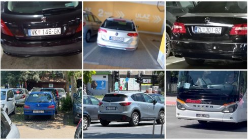 NOVI SAD OKUPIRAN VOZILIMA IZ HRVATSKE: Puna podrška blokaderima u rušenju Srbije (FOTO)