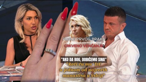 ПОСЛЕ ПРВОГ БРАКА Црквено венчање у једном од највећих манастира - Јована Јеремић о удаји за Тигра: Ако Бог да, добићемо и сина!