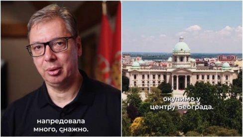 ВУЧИЋ ПОЗВАО ГРАЂАНЕ НА СКУП 27. ЈУНА: Верујем у вас, верујем у нашу земљу, верујем у нашу Србију (ВИДЕО)