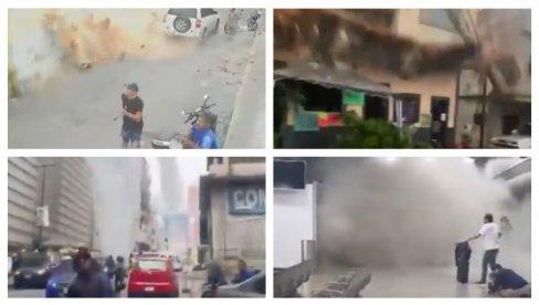 NOVI DRAMATIČNI SNIMCI ZEMLJOTRESA U VENECUELI: Zgrade se ruše, ljudi beže i spasavaju gole živote (VIDEO)