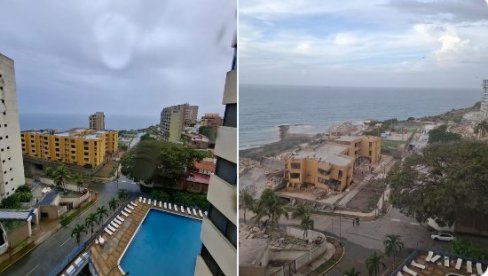 ПЛАЈА ГРАНДЕ ПРЕ И НАКОН КАТАСТРОФЕ: Погледајте панораму града у ком се десила страшна трагедија  (ВИДЕО)