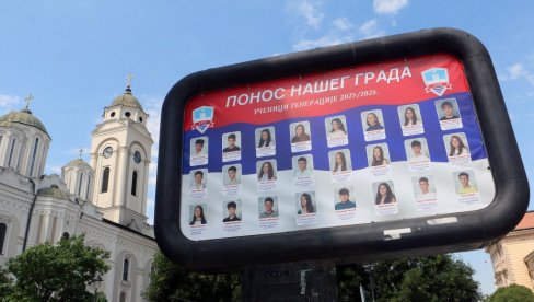 НАЈБОЉИ ЂАЦИ  НА БИЛБОРДИМА У СМЕДЕРЕВУ: Јавно признање за 24 ђака генерације