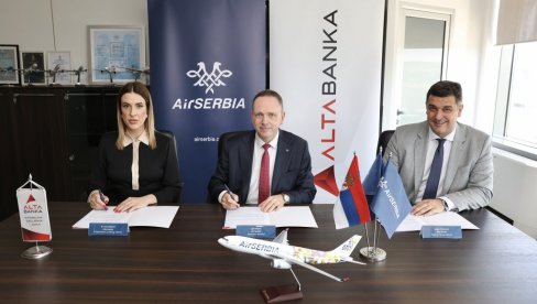 STRATEŠKO PARTNERSTVO ALTA BANKE, Air Serbia i Visa : Kartica sa dodatnim benefitima za klijente