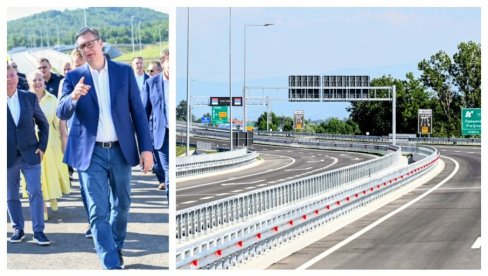 VOZIMO SE KAO PRAVA GOSPODA MODERNIM AUTO-PUTEM: Novosti na novoj deonici Moravskog koridora koju je izgradio Vučić (FOTO)