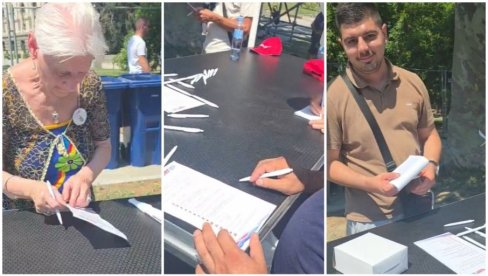 VELIKI INTERES GRAĐANA: Svi žele da iskažu mišljenje o važnim temama koje treba da se reše, popunjavaju se glasački listići (FOTO/VIDEO)