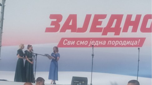 KONCERT SESTARA GOBOVIĆ: Veličanstveni skup Srbija jedna porodica (VIDEO)