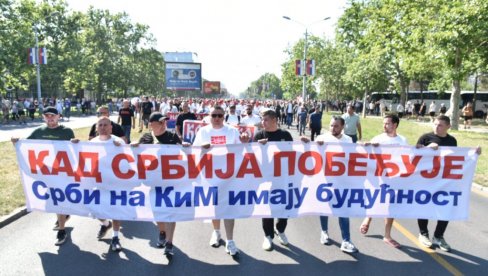 КАД СРБИЈА ПОБЕЂУЈЕ СРБИ НА КиМ ИМАЈУ БУДУЋНОСТ: Петковић и представници Српске листе дошли да подрже председника Вучића