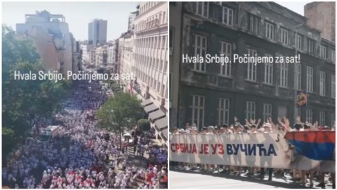 HVALA SRBIJO! Oglasio se predsednik Vučić povodom skupa Srbija jedna porodica