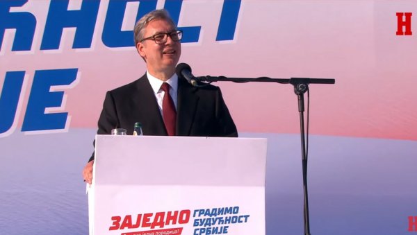 ПРВЕ ВУЧИЋЕВЕ РЕЧИ НА ВЕЛИКОМ СКУПУ: Људи су нам најважнији!