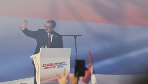 АЈМО, ПОБЕДА, СРБИЈА! Народ је уз Вучића (ВИДЕО)