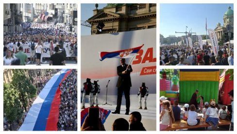 КАД СЕ СРБИЈА УЈЕДИНИ: Велики суп Србија једна породица! Величанствени призори (ФОТО/ВИДЕО)
