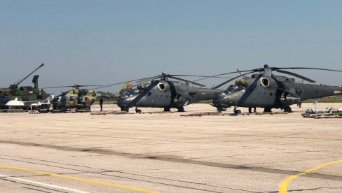 NOVOSTI U BATAJNICI: Sve spremno prikaz helikoptera i aviona Vojske Srbije (FOTO/VIDEO)