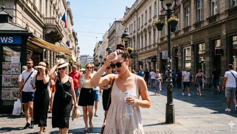 ВРХУНАЦ ТОПЛОТНОГ ТАЛАСА У СРБИЈИ: У ова три града измерено 39 степени - Упаљен црвени метео-аларм