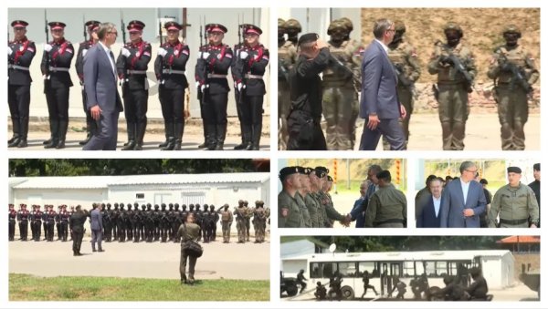ВУЧИЋ НА ПОКАЗНОЈ ВЕЖБИ У ЛИПОВИЦИ: Припадници Жандармерије увек су били ту кад се земља бранила (ФОТО/ВИДЕО)