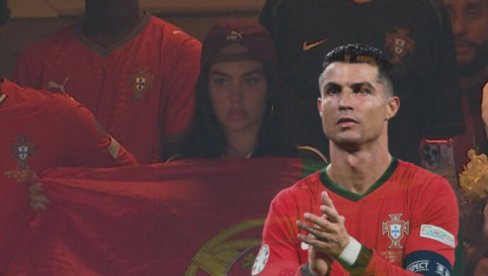 PORTUGALCI BESNI NA RONALDOVU GEORGINU: Slika sa tribina obišla svet - kako je ovo mogla sebi da dozvoli? (FOTO)