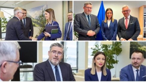 SRBIJA POSVEĆENA EVROPSKOM PUTU Mesarovićeva u Briselu: Naša država prepoznata kao pouzdan i odgovoran partner, posvećen dijalogu