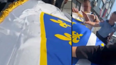 Policija RS mu oduzela ratnu zastavu BiH i uhapsila ga