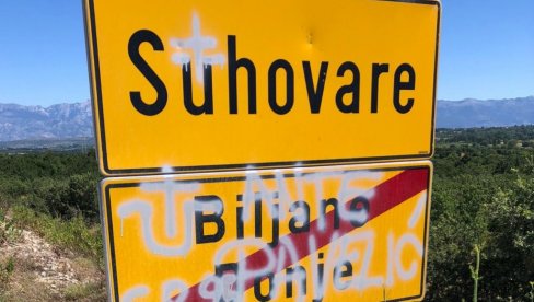 DOK NAM PICULA DRŽI LEKCIJE, U HRVATSKOJ ODJEKUJE ZA DOM SPREMNI: Grafiti pozivaju na ubistvo Srba