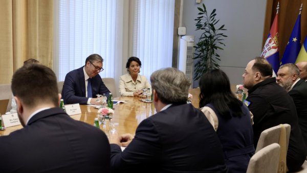 ВУЧИЋ СА СТЕФАНЧУКОМ: Састанак са председником Врховне раде Украјине