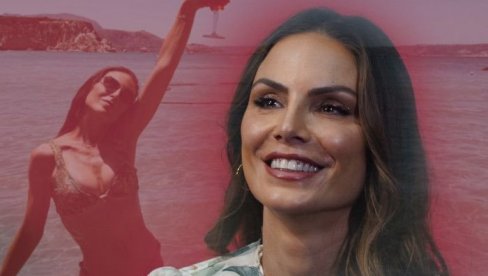NINA SENIČAR (40) POZIRALA U BIKINIJU: Jede gibanicu i sladoled, rodila je dvoje dece, a izgleda savršeno - otkrila u čemu je tajna (FOTO)
