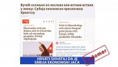 ХРВАТИ СХВАТИЛИ ДА ЈЕ СРБИЈА ЕКОНОМСКИ ЈАЧА: Покушали то да сакрију, али траг је остао (ВИДЕО)