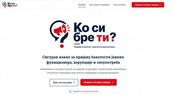 У ПРВА ТРИ ДАНА ВИШЕ ОД 3.000 ПРИЈАВА НА ПОРТАЛУ КО СИ, БРЕ, ТИ? Грађани се највише жале због овога