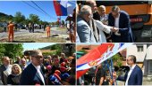 SREĆAN SAM, ZNAM DA TO ZNAČI ŽIVOT NAŠEM NARODU: Vučić obišao završne radove na deonici između Gornjih i Donjih Sinkovaca (VIDEO)