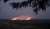 VATRA GUTALA NJIVE KOD SREMSKE MITROVICE: Vatrogasci hitno intervenisali zbog paljenja strnjike