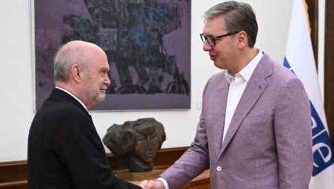 VUČIĆ RAZGOVARAO SA GENERALNIM SEKRETAROM OEBS: Predsednik otkrio o čemu je bilo reči na sastanku (FOTO)