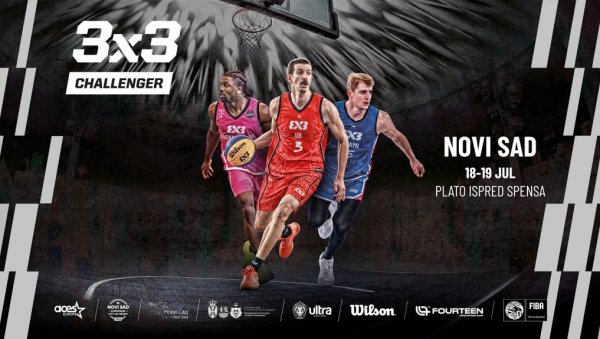 БАСКЕТ СПЕКТАКЛ НА ПЛАТОУ ВУЈАДИНА БОШКОВА : За викенд у Новом Саду „ФИБА 3×3 челенџер 2026“