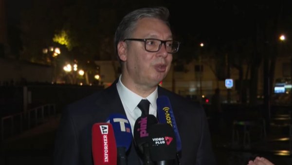 ЖАО МИ ЈЕ КАД ВИДИМ ДА У СРБИЈИ ПОСТОЈЕ ЉУДИ КОЈИ НЕ ВОЛЕ СВОЈУ ЗЕМЉУ Вучић из Париза: И кад имам другачији став, не морам никог да вређам