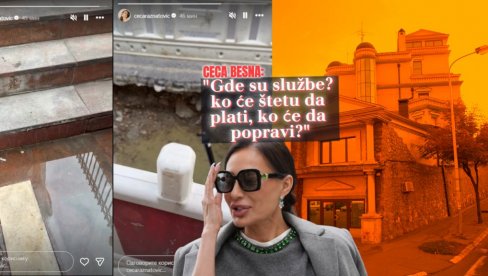 ПОПЛАВЉЕНА ЦЕЦИНА ВИЛА, ОНА БЕСНА: Ко ће да ми плати штету, нека дођу да поправе - водурина цури преко 10 дана, све је ископано (ФОТО)