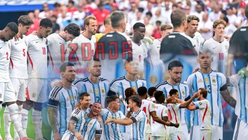 BRITANIJA KAŽE - IZDAJA: Igra za reprezentaciju Engleske, navija za Argentinu