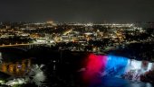 PRELEPO: Nijagarini vodopadi u boji srpske trobojke (FOTO/VIDEO)
