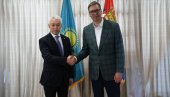 SASTANAK U VILI MIR: Vučić primio u oproštajnu posetu ambasadora Kazahstana Madija Atamkulova