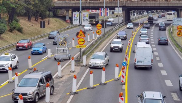 САНАЦИЈА УЗ МАЊЕ ГУЖВЕ: Опет радови испод саобраћајне петље Аутокоманда, ка Новом Београду (ФОТО)