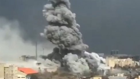 TO JE CIVILNI OBJEKAT: Iranske vlasti navode da su SAD uništile toranj za kontrolu pomorskog saobraćaja (FOTO/VIDEO)