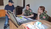 VOJNI LEKAR NA SELU: Pregledi stanovništva kod Vranja