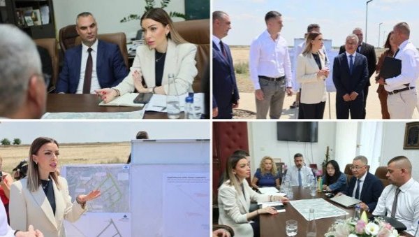 НОВА КИНЕСКА ФАБРИКА У НОВОМ БЕЧЕЈУ Месаровић обишла потенцијалну локацију: Настављамо да привлачимо инвестиције и отварамо нова радна места
