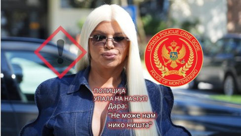 OVO JE RACIJA Policija upala na Darin nastup u CG, a ona zapevala: Ne može nam niko ništa!