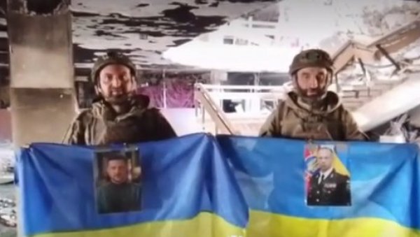 ПОГЛЕДАЈТЕ СНИМАК ЗАРОБЉАВАЊА ЗЛОГЛАСНЕ ЈЕДИНИЦЕ СКАЛА У КОНСТАНТИНОВЦИ: Руси снимили војнике, а ту и Зеленски и Сирски (ВИДЕО)