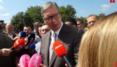 VELIKE STVARI ZA CELO POMORAVLJE: Vučić obišao radove na izgradnji mosta preko Velike Morave (VIDEO)