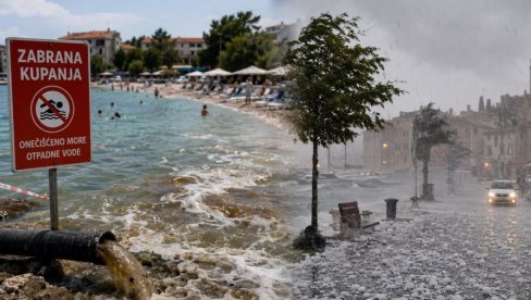EKOLOŠKA KATASTROFA U HRVATSKOJ: Dok Rovinj pustoši nezapamćeni grad, u Medulinu fekalije plivaju morem