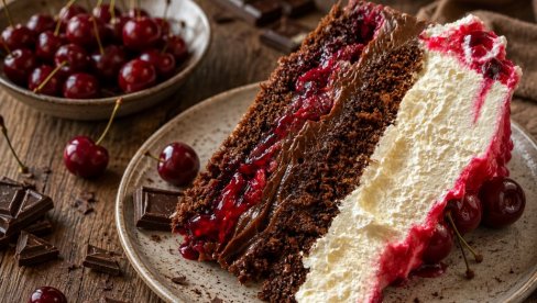 ČOKOLADNA TORTA SA VIŠNJAMA: Kremasti desert koji osvaja već na prvi zalogaj